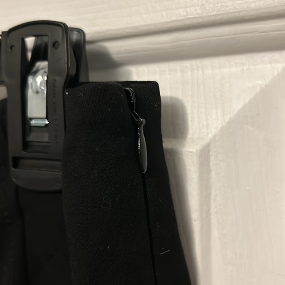 Talbot's Pants Size 6 Black Pull On Dress Slacks side zip GUC B1313 - Picture 3 of 9